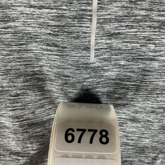 Hind Cropped Top Women's Medium Heather Gray 1/4 Zip Polyester Long Sleeve‎ 6778 - Picture 9 of 9